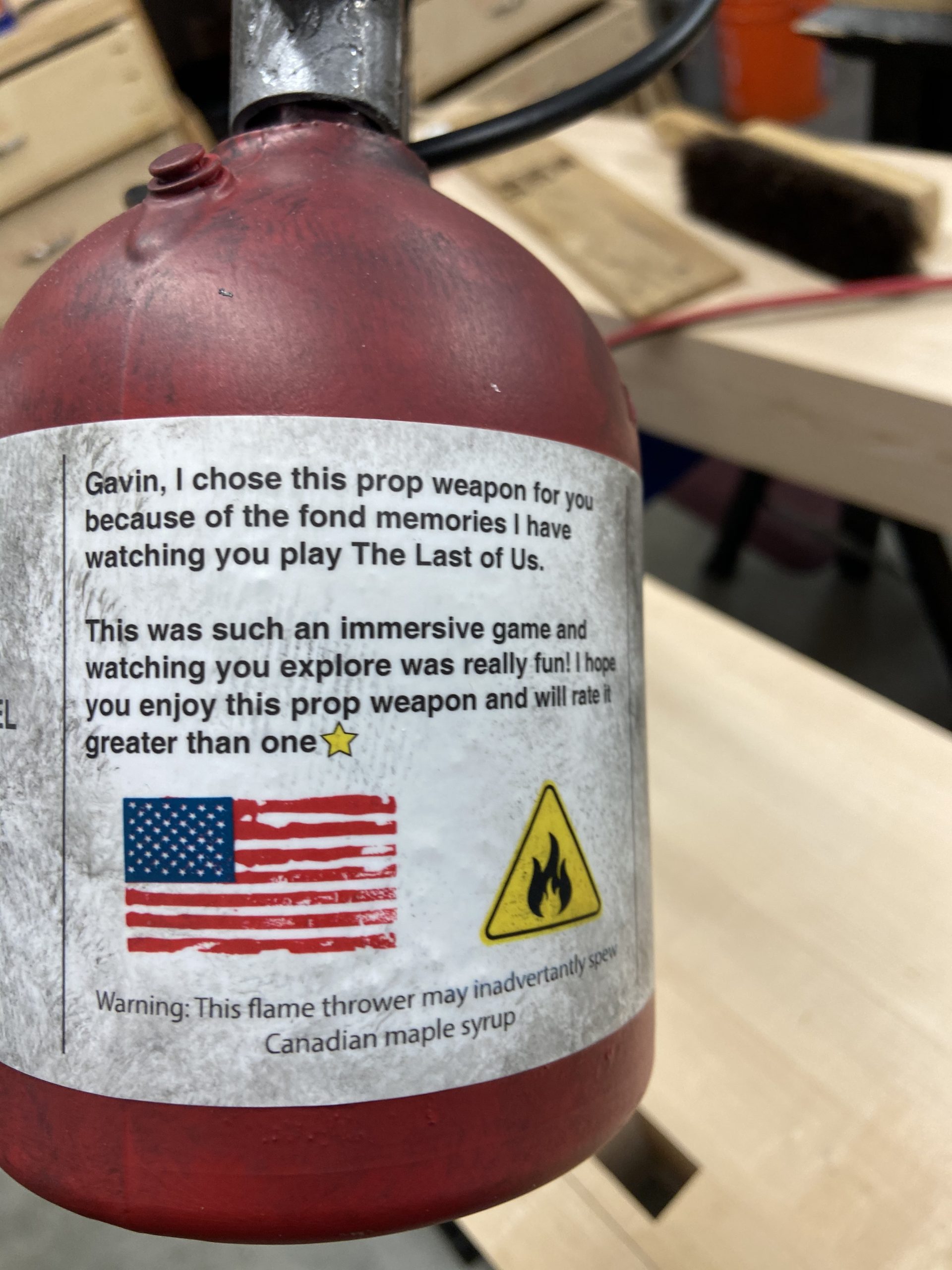 The Last of Us Flamethrower