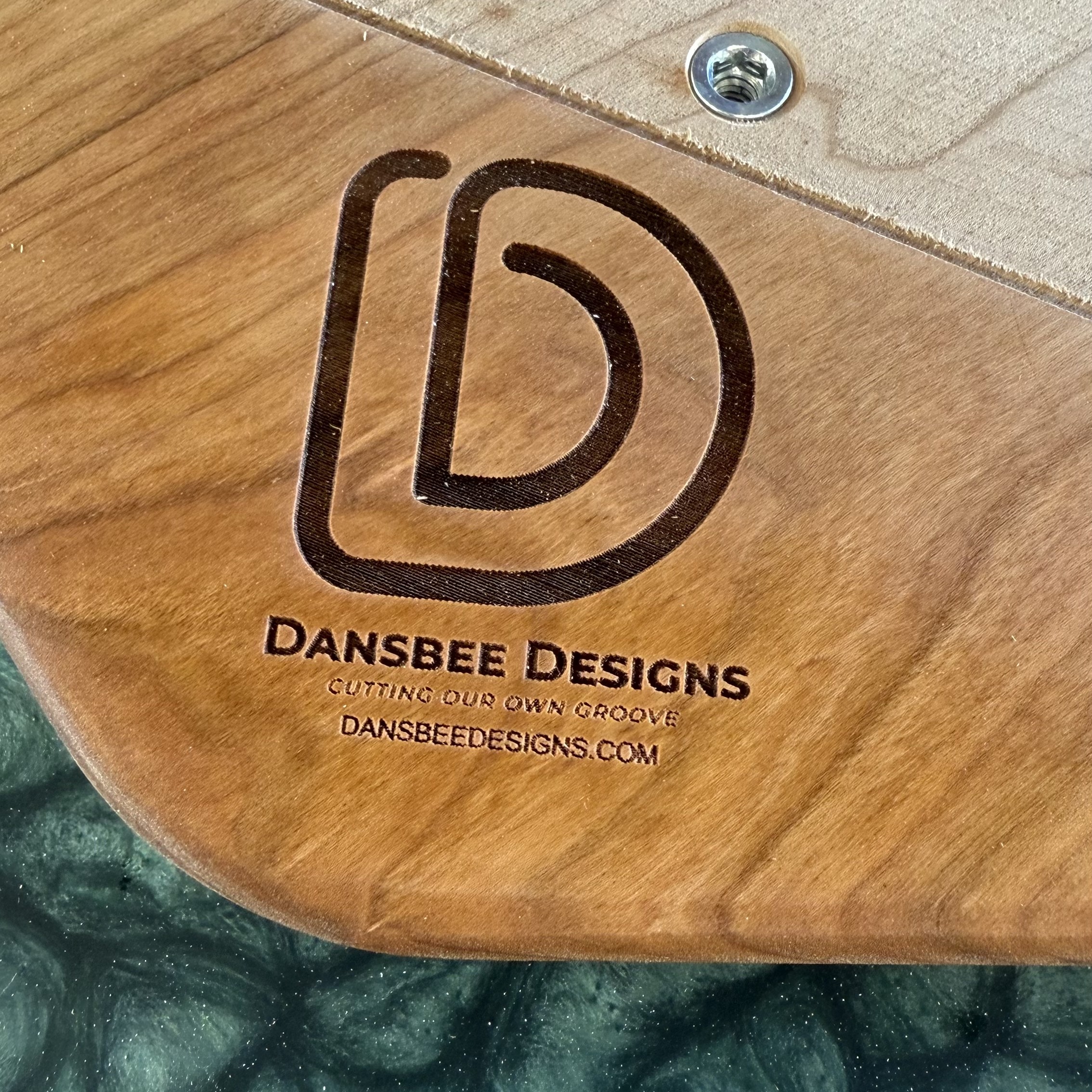 Emerald City Resin River Table