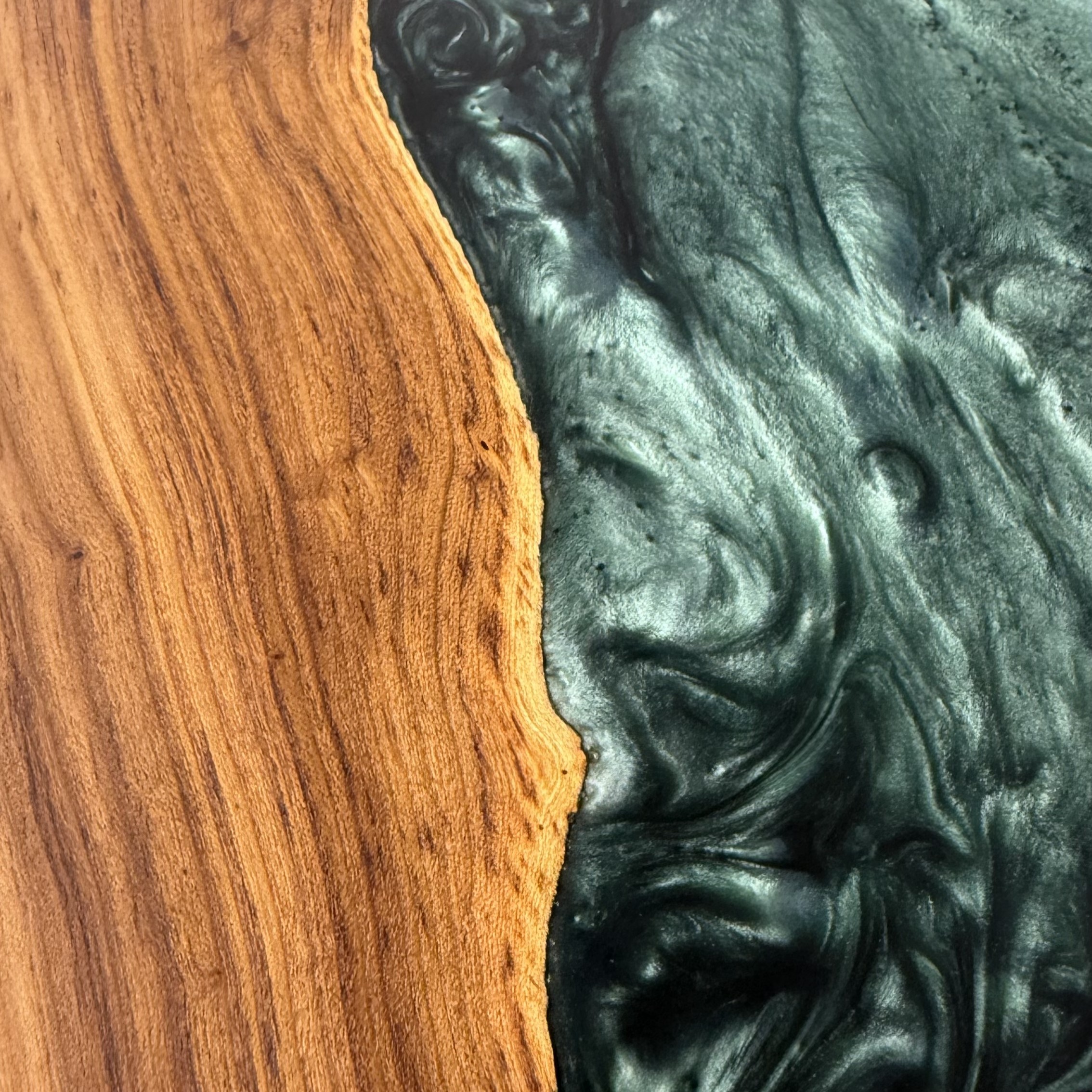 Emerald City Resin River Table