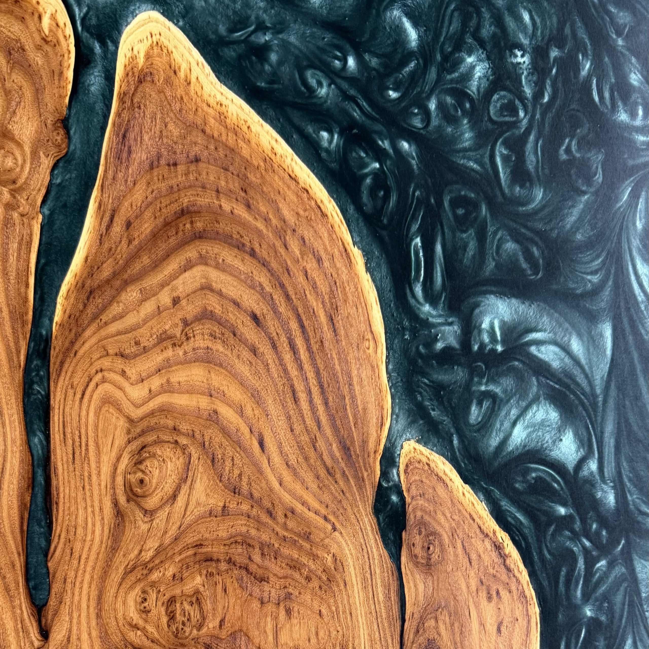 Emerald City Resin River Table
